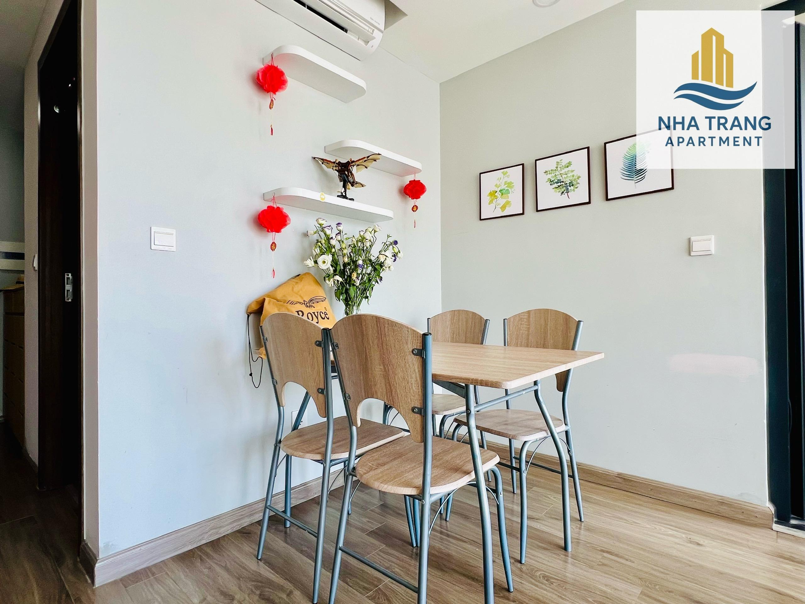 A1815 - CHO THUÊ CĂN HỘ 2PN TẦNG CAO – HUD BUILDING NHA TRANG