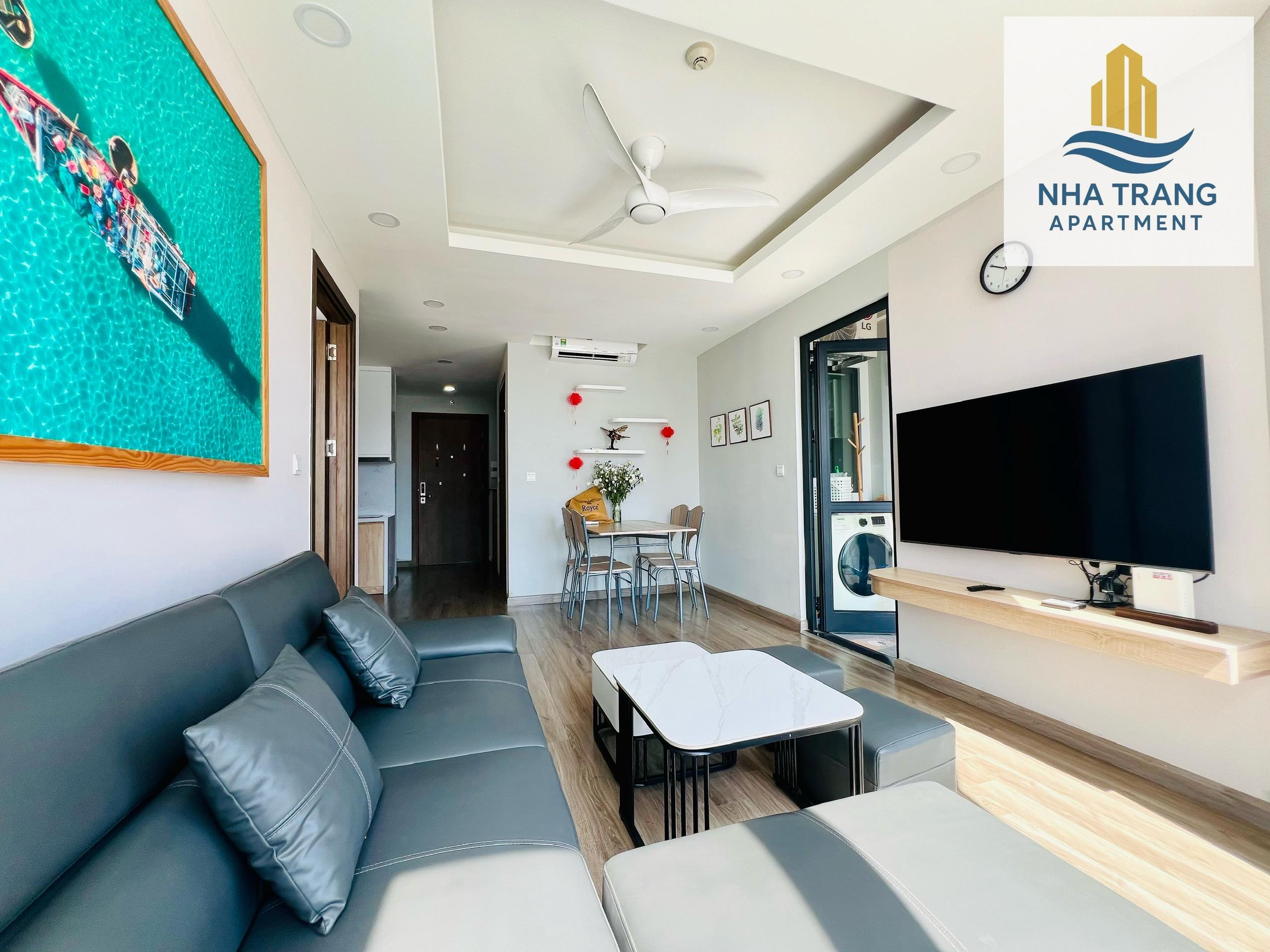 A1815 - CHO THUÊ CĂN HỘ 2PN TẦNG CAO – HUD BUILDING NHA TRANG