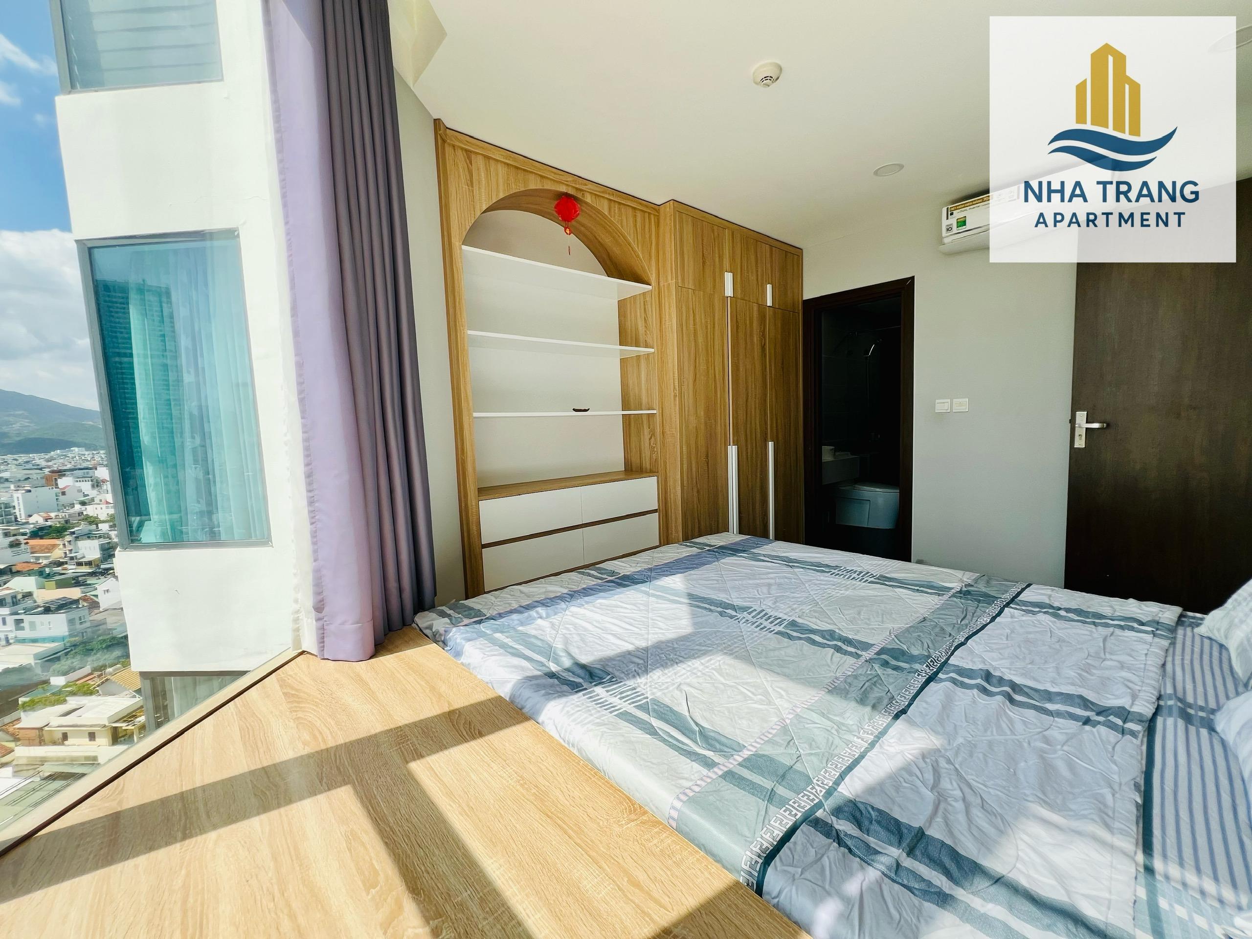 A1815 - CHO THUÊ CĂN HỘ 2PN TẦNG CAO – HUD BUILDING NHA TRANG