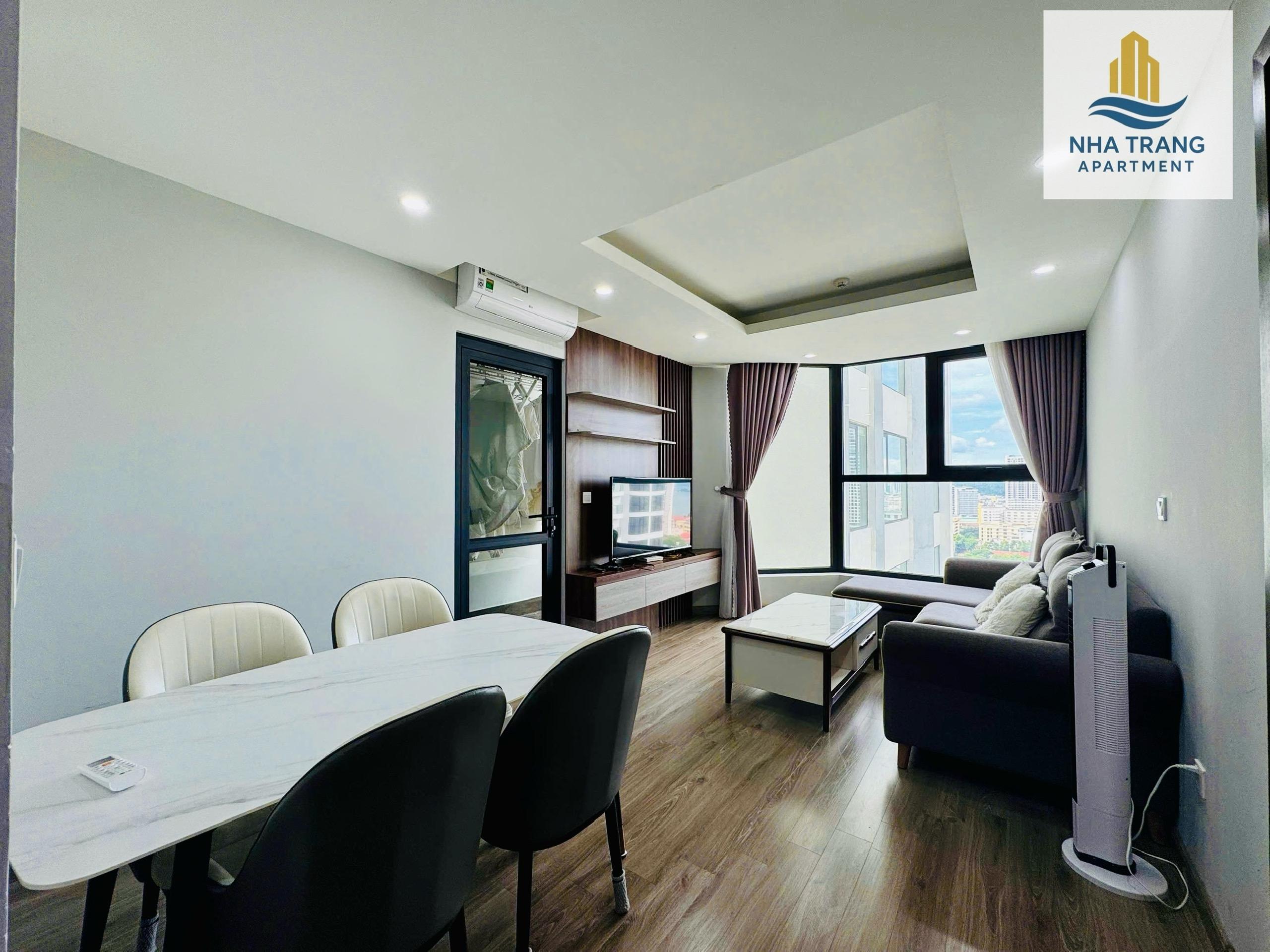 CHO THUÊ CĂN HỘ 2 PHÒNG NGỦ – TẦNG CAO – HUD BUILDING NHA TRANG